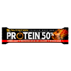 Батончик GoOn Protein 50% 40g, печиво крем