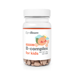 GymBeam Vitamin B-complex for kids, 120 tab, абрикос