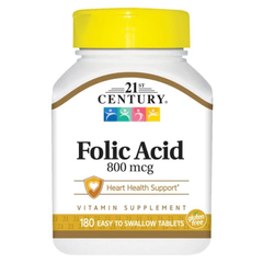 21st Folic Acid , 180 tab