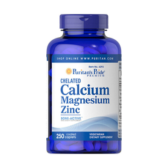 Puritan's Pride Chelated Calcium Magnesium Zinc 250 caplets