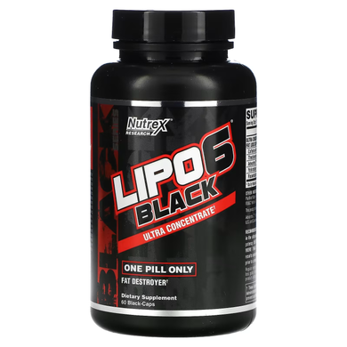 Nutex Lipo 6 Black Ultra Concentrate, 60 caps