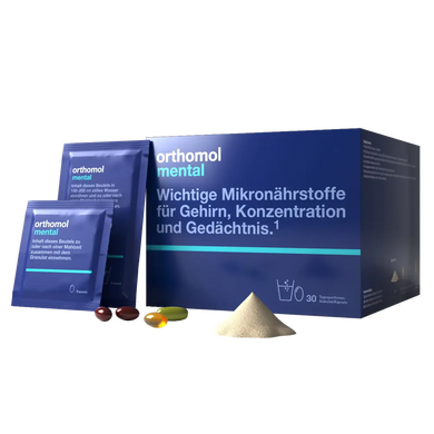 Orthomol Mental на 30 днів (активізації роботи головного мозку і ЦНС)